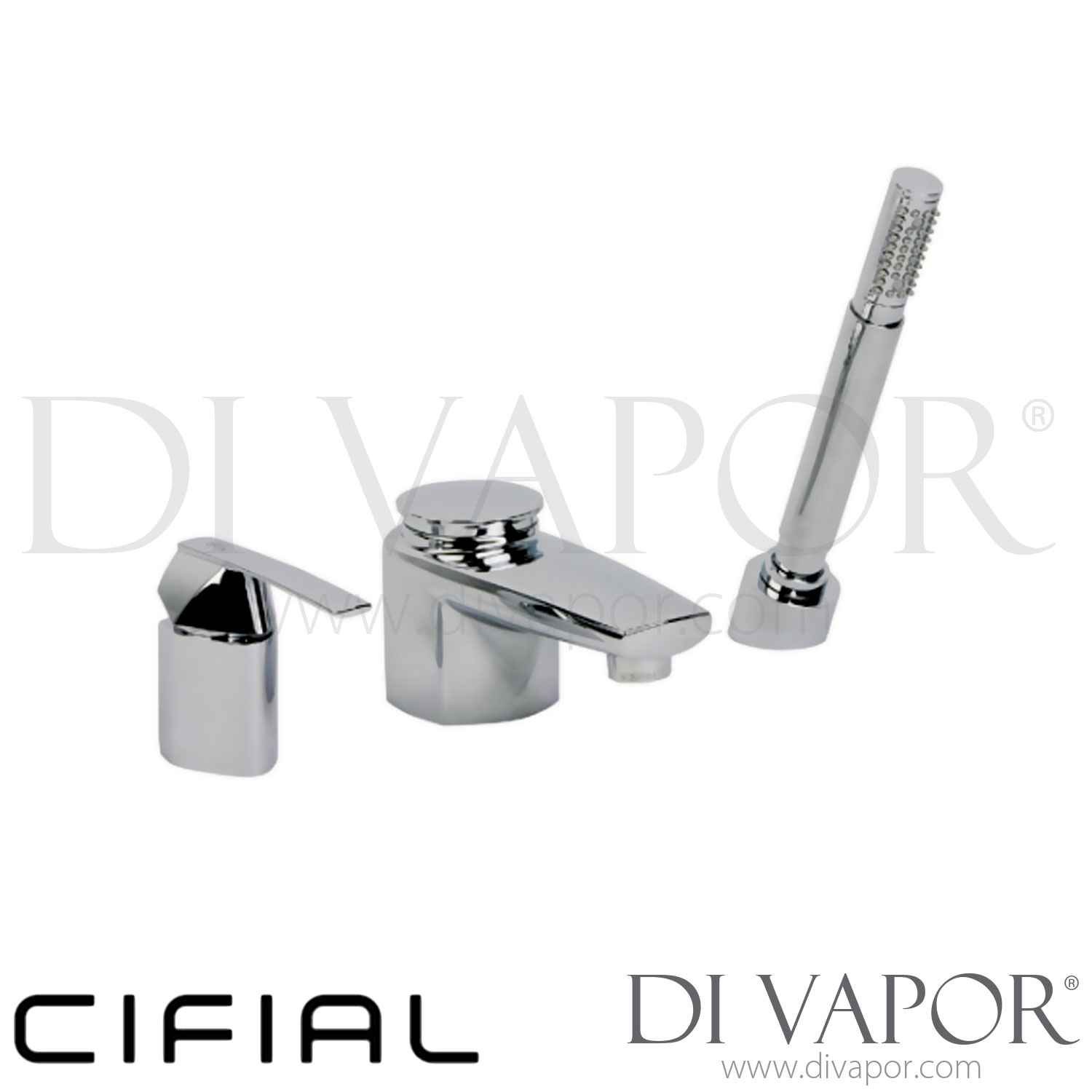 Cifial 32480SY.U Techno 65 3 Hole Bath Mixer Spare Parts
